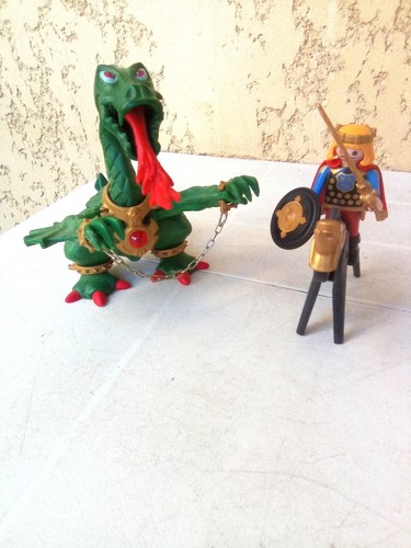 Playmobil dragon vert le - dragon, et